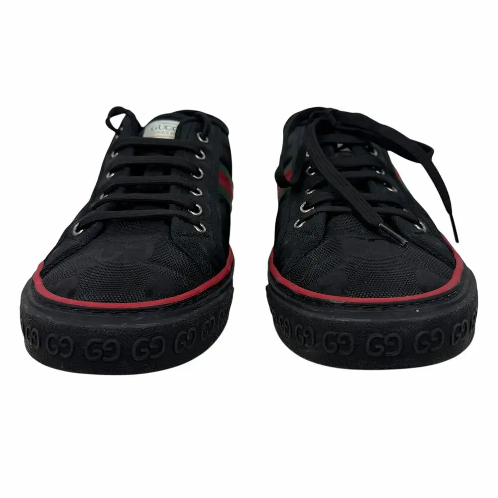 Gucci Off the Grid 1977 Low Top Sneakers Tennis Shoes Black Size 11/ 11.5